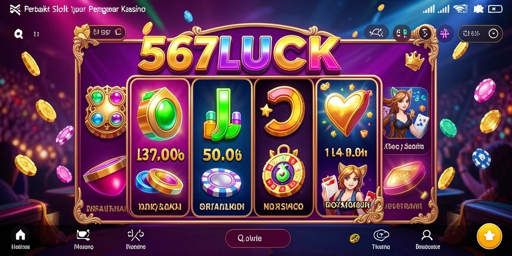 Tampilan gameplay Slot dari 567LUCK yang mendebarkan.