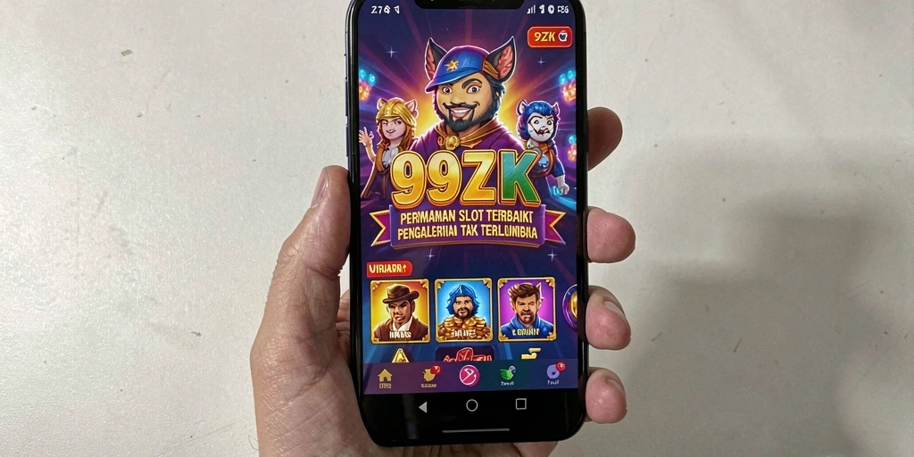 Tampilan gameplay menarik dari 99ZK yang penuh warna.