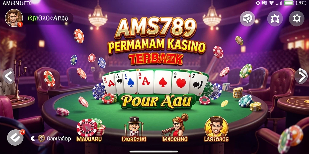 Tampilan gameplay seru dan menegangkan di AMS789.