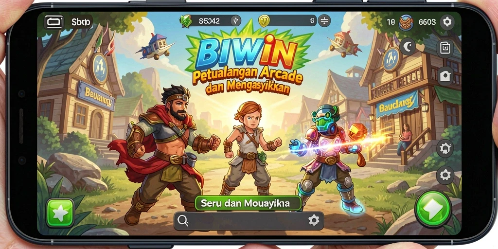 Tampilan gameplay <strong>BIWIN</strong> yang penuh warna dan menantang.
