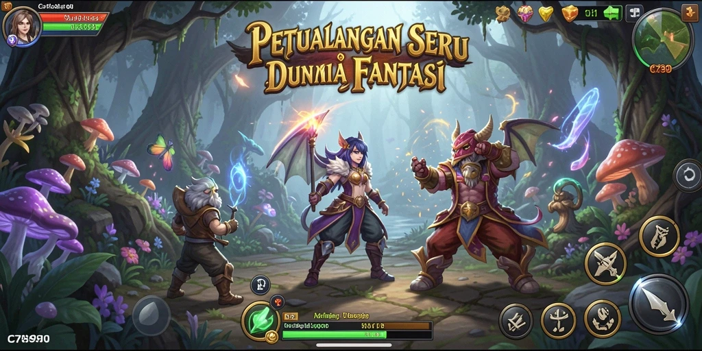 Menampilkan gameplay seru dari C7890 saat menjelajahi dunia petualangan.