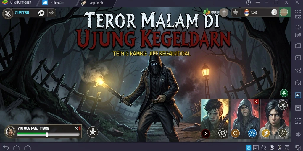 Screenshot utama CIPIT88 menampilkan suasana gameplay Horror yang mencekam.