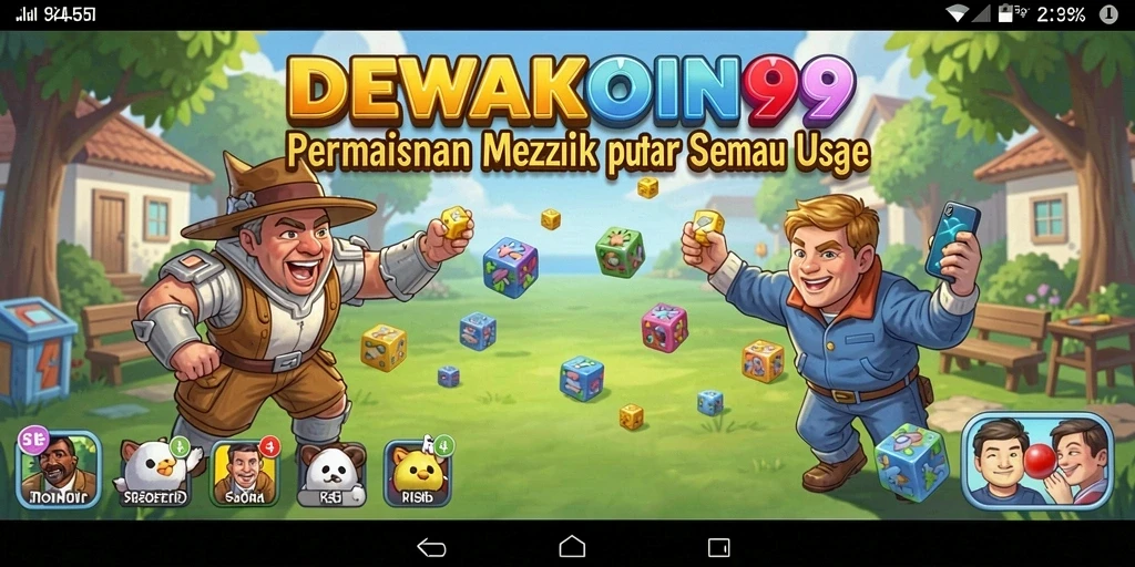 Gameplay menantang dan seru dari DEWAKOIN99 di layar ponsel.