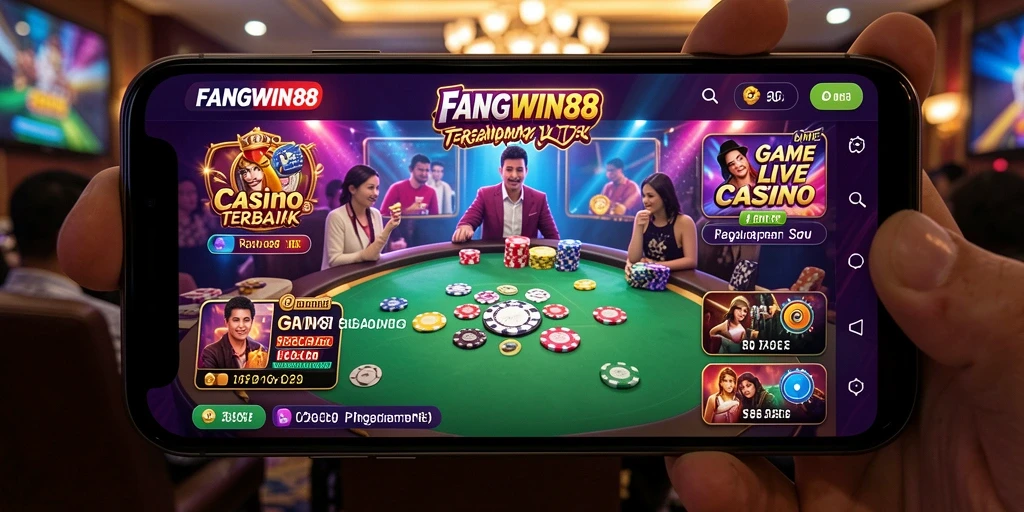 Screenshot gameplay Live Casino yang menarik di FANGWIN88.