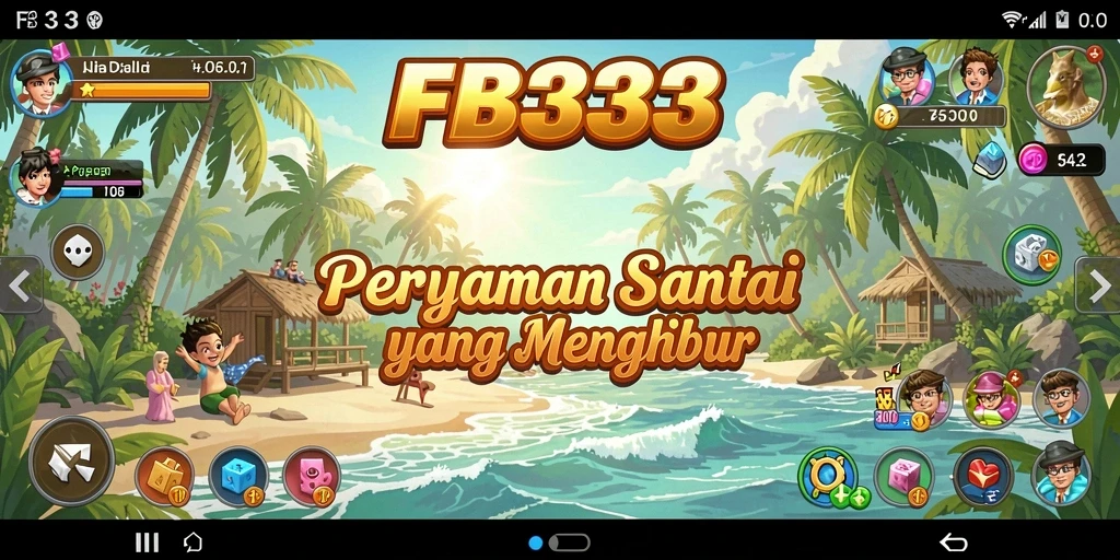 Tangkapan layar permainan menunjukkan gameplay santai dan menarik.