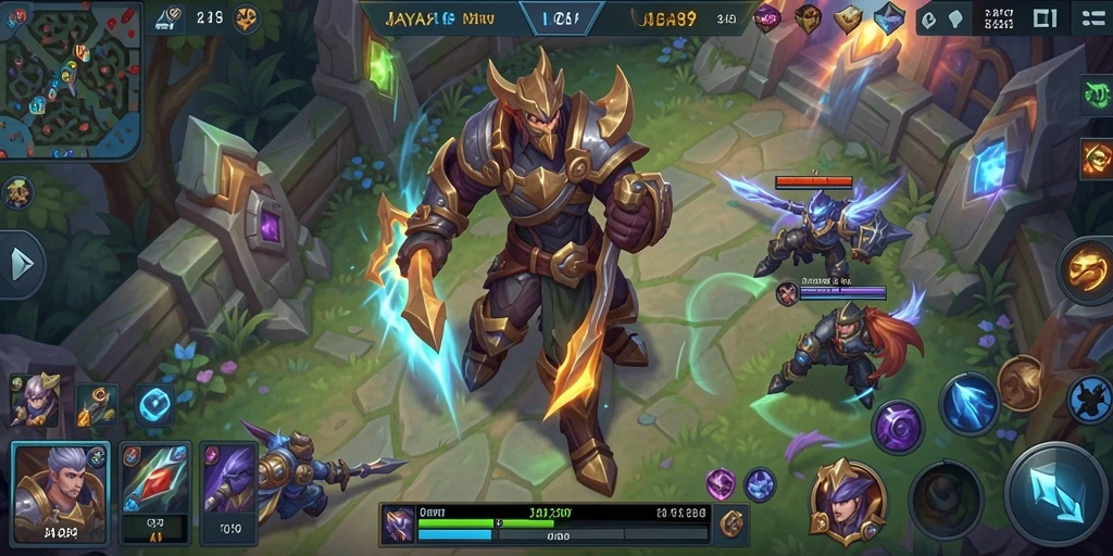 Gameplay seru dari JAYA89 dengan pertarungan tim yang intens.