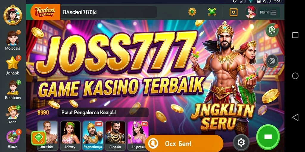 Tangkapan layar JOSS777 menampilkan gameplay menarik di kasino virtual.