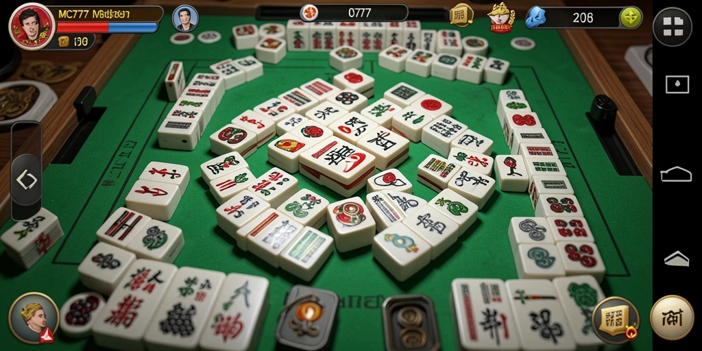 Tampilan gameplay Mahjong yang menarik dan menantang di MC777.
