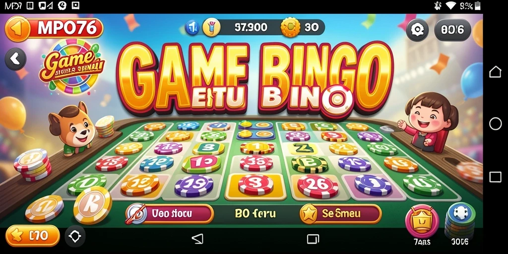 Tampilan gameplay seru dan interaktif dari MPO76 yang membuat Bingo lebih menarik.
