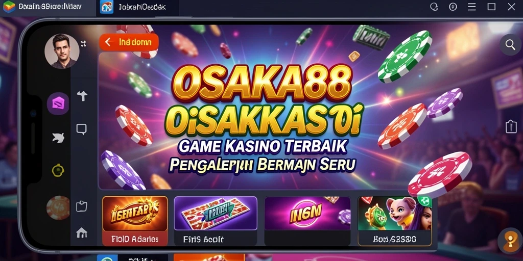 Tangkapan layar OSAKA88 menampilkan gameplay yang menarik dan dinamis.