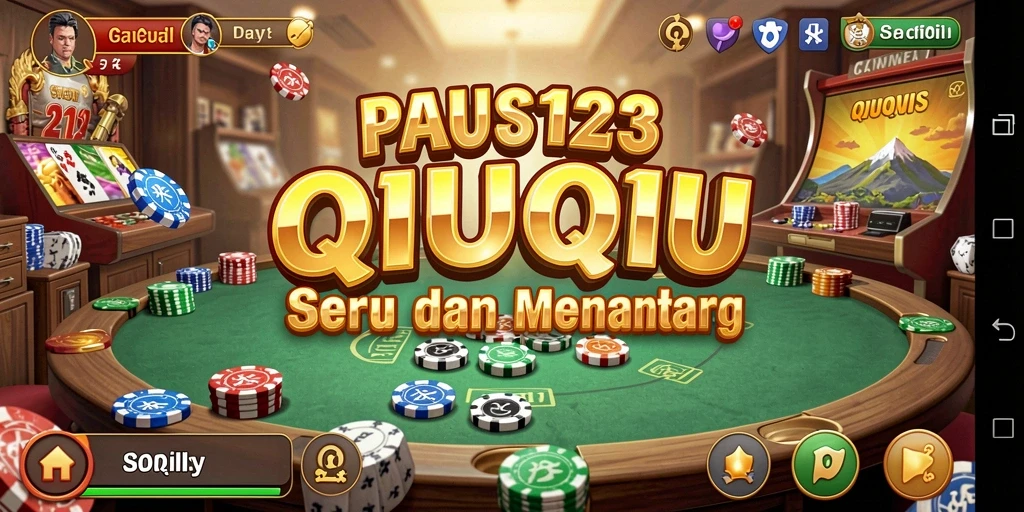Tampilan gameplay QiuQiu yang menawan dan seru di PAUS123.