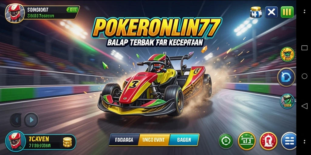 Gameplay menarik POKERONLIN77 dengan balapan seru di lintasan menantang.
