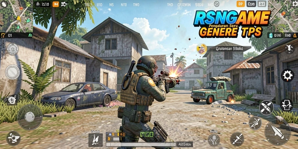 Screenshot gameplay RSNGAME yang menampilkan aksi seru dan strategi tim.