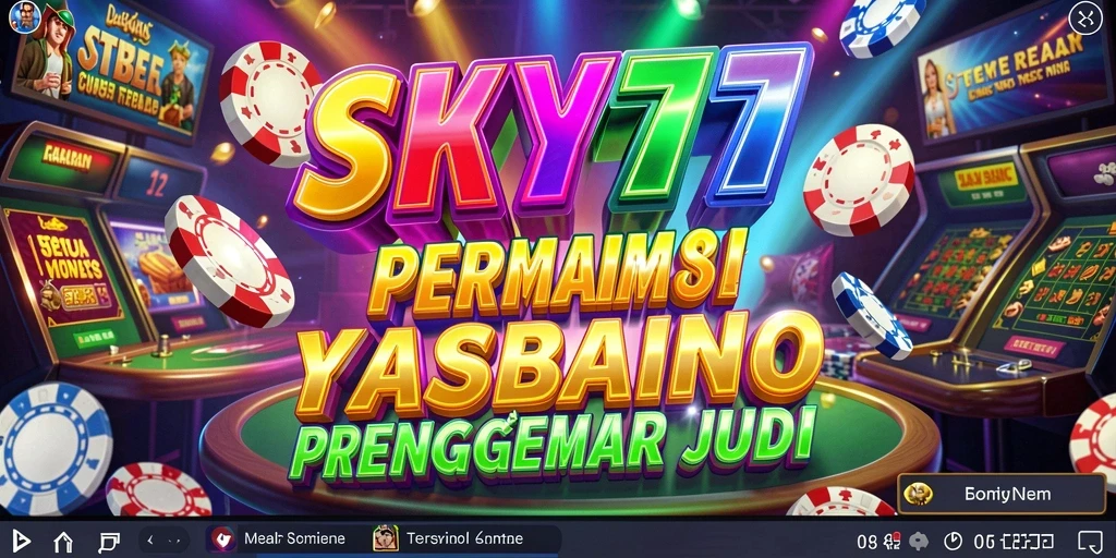 Screenshot gameplay Kasino dari SKY77 yang seru dan interaktif.