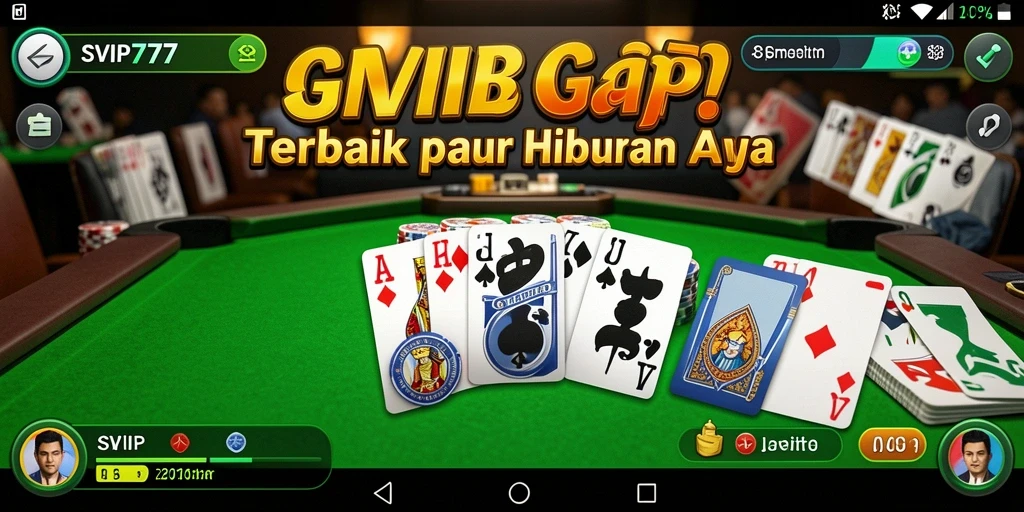 Tampilan gameplay Gaple yang seru dan interaktif di SVIP777.