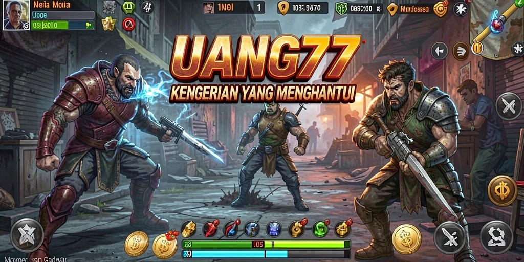 Screenshot menunjukkan suasana gameplay UANG77 yang mencekam.