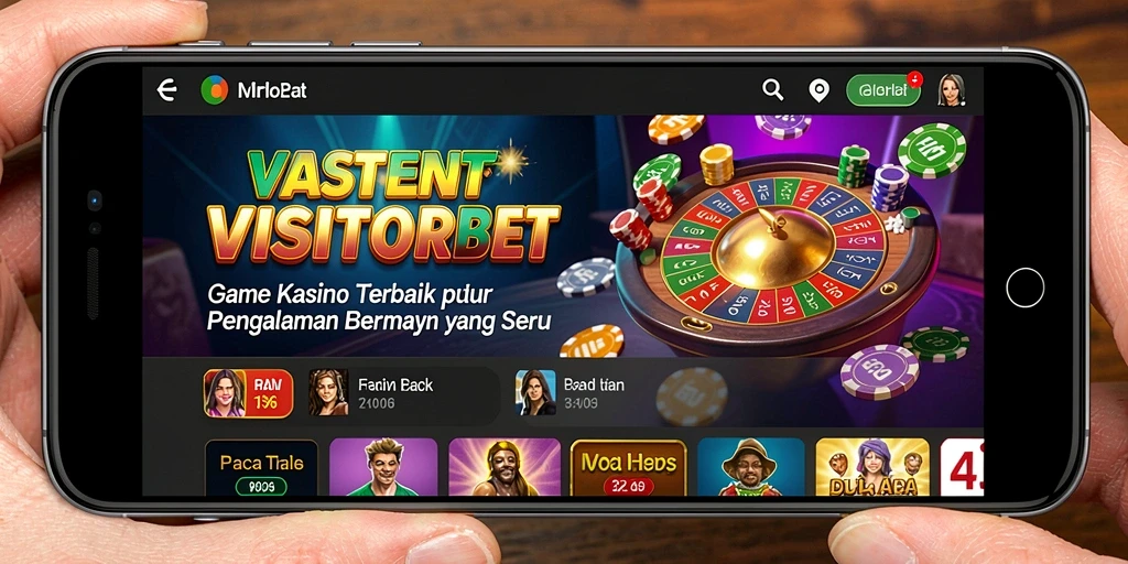Screenshot gameplay VISITORBET menampilkan aksi seru dalam permainan Kasino.