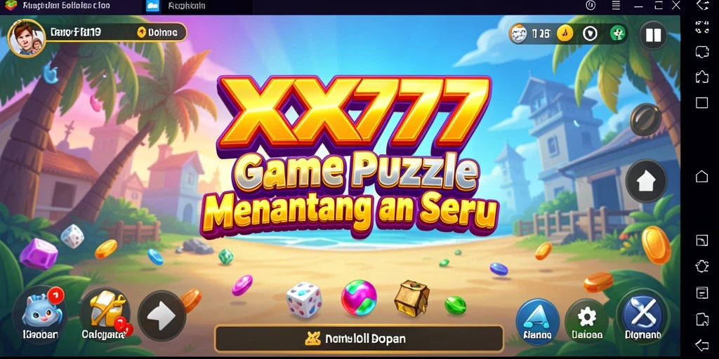 Tangkapan layar menampilkan gameplay menarik dari XXX777.