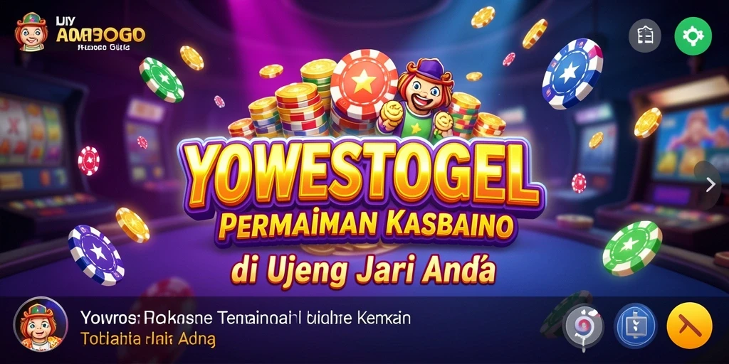 Tangkapan layar YOWESTOGEL menunjukkan gameplay yang mendebarkan dalam Kasino.